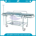 AG-HS015 CE approved hospital furniture transfer stainless steel medical stretcher